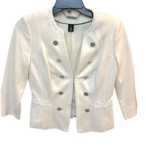 WHBM Creme Blazer Size 00